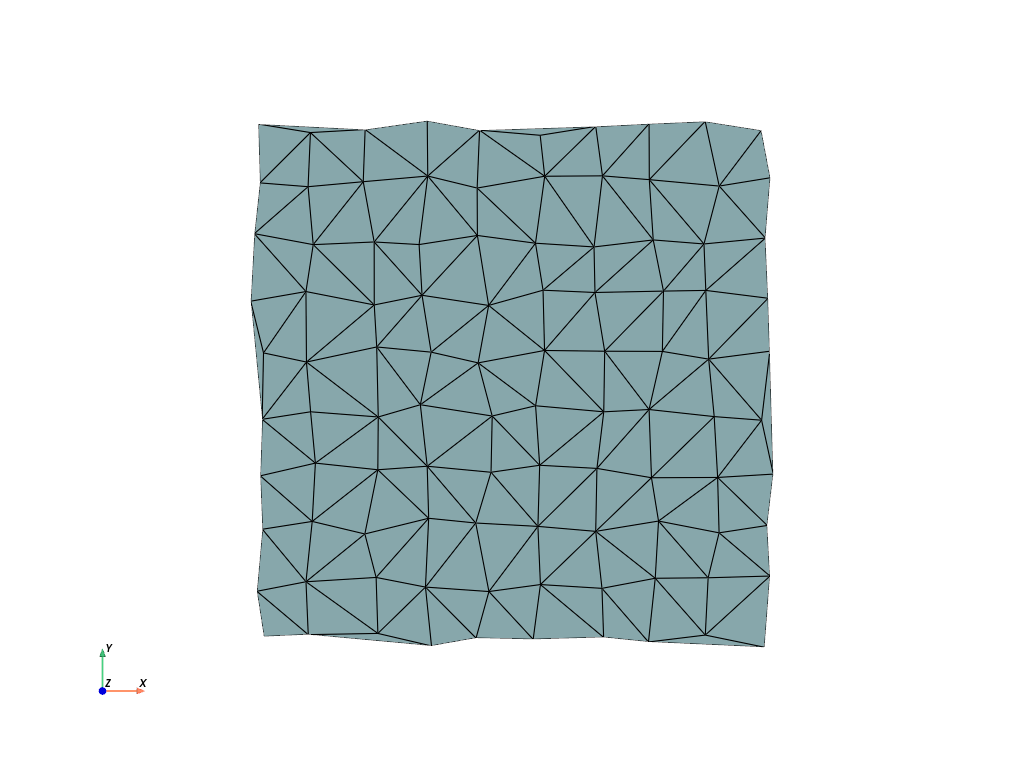 d create tri surface